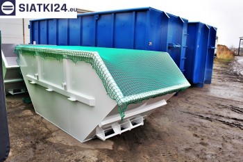 Siatki Złocieniec - Siatka przykrywająca na kontener - zabezpieczenie przewożonych ładunków dla terenów Złocieńca